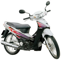 Honda Futre II 125cc White, Blue, Black, Orange, Disc brake