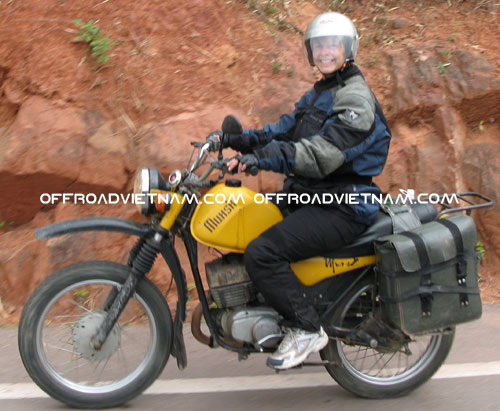 Full motorbiking gear and equipment provided by Hidden Vietnam