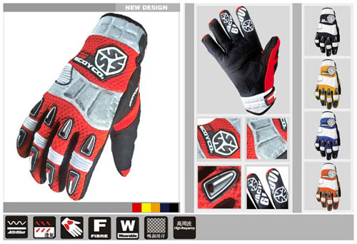 Fingerless gloves and full Knighthood gloves provided by Hidden Vietnam