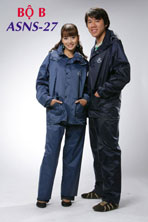 Full rain-coat set, jacket and pants