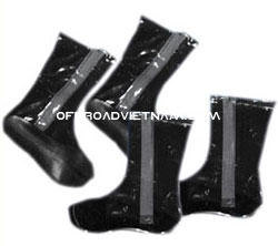 Rubber riding boots